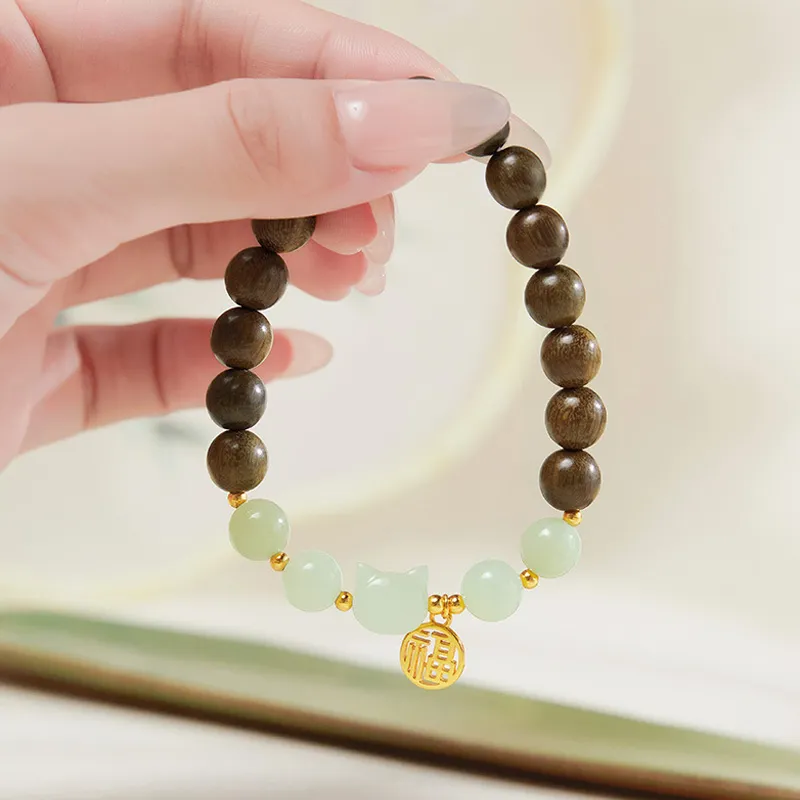 QIANCHANG Bracelets White Jade/Pale Greenish White Jade Women's-4