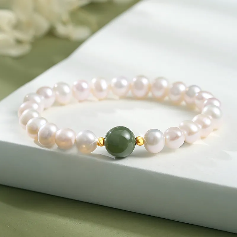 QIANCHANG Pearl Bracelets Women's-1