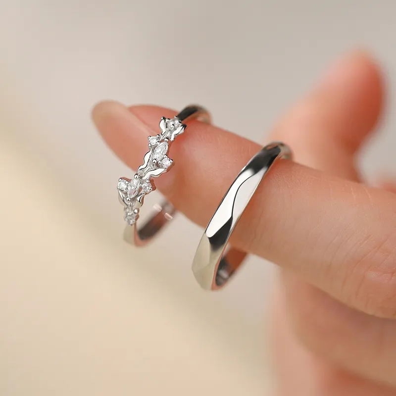 QIANCHANG S925 Silver Rings Unisex-2