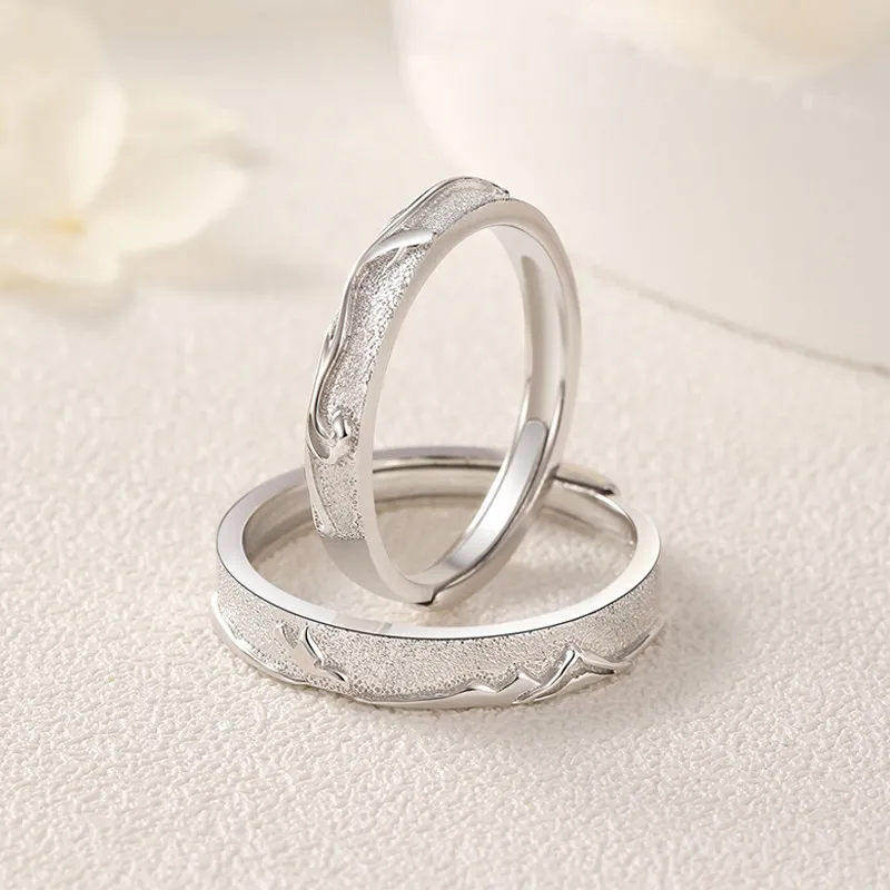 QIANCHANG S999 Fine Silver Rings Unisex-1