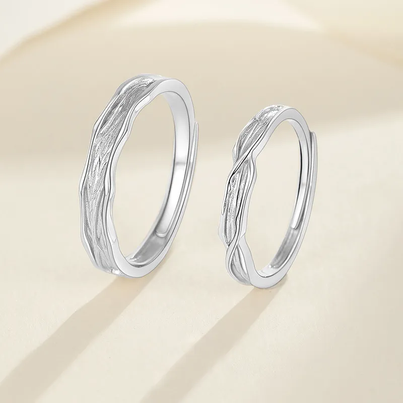 QIANCHANG S999 Fine Silver Rings Unisex-4