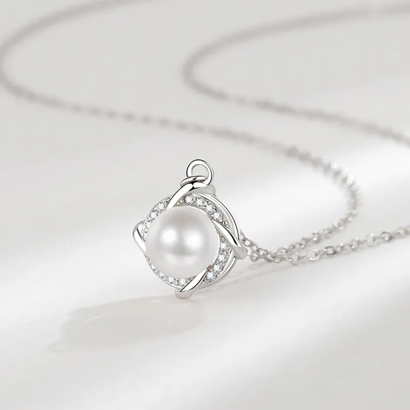 QIANCHANG Freshwater Pearl Necklaces Women's-2