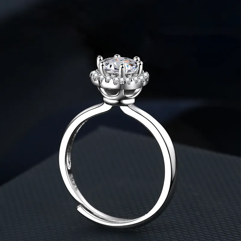 QIANCHANG S925 Silver Rings Women's-4