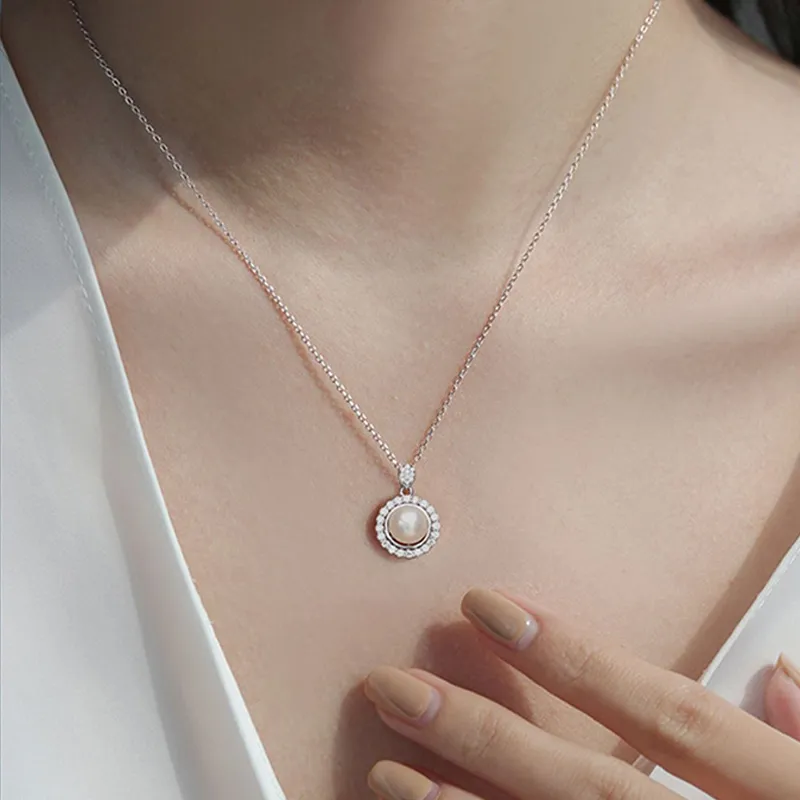 QIANCHANG Freshwater Pearl Necklaces Women's-2