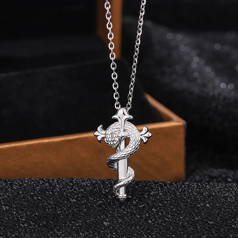 QIANCHANG S999 Fine Silver Necklaces Women's-7
