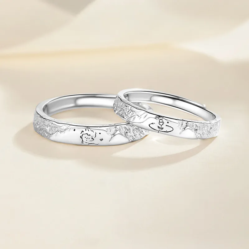 QIANCHANG S999 Fine Silver Rings Unisex-3