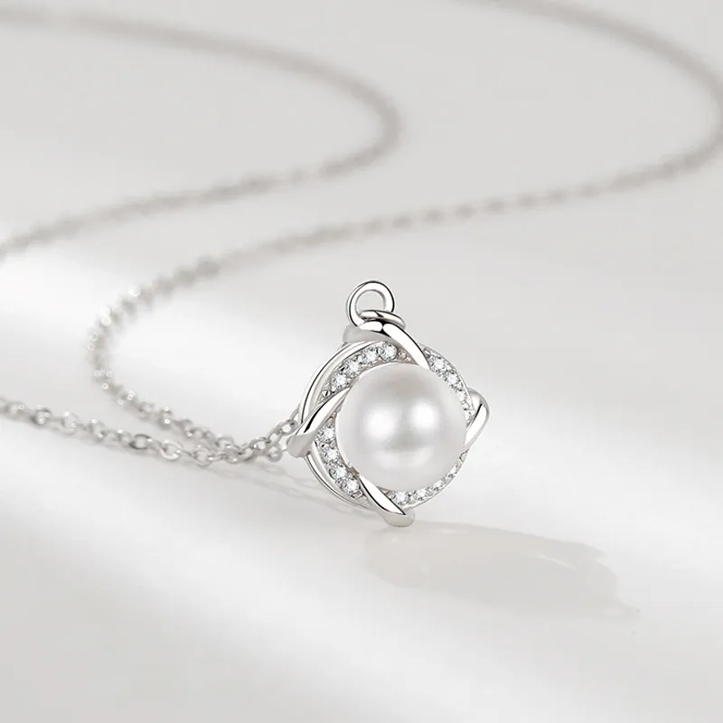 QIANCHANG Freshwater Pearl Necklaces Women's-4