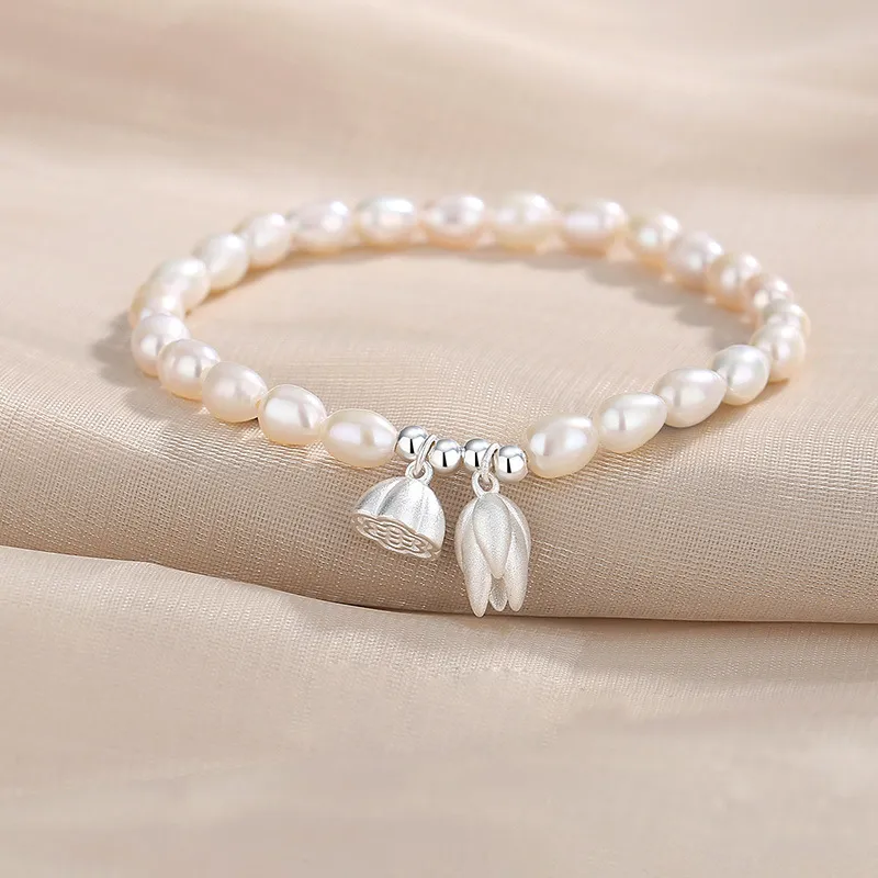 QIANCHANG Freshwater Pearl Bracelets Women's-3