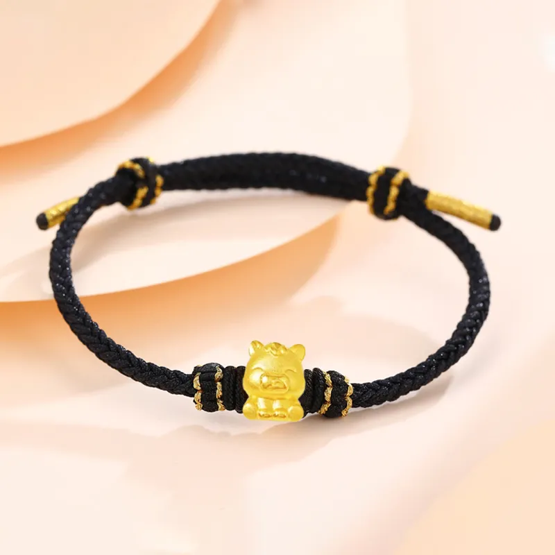 QIANCHANG Gold Bracelet Unisex-21