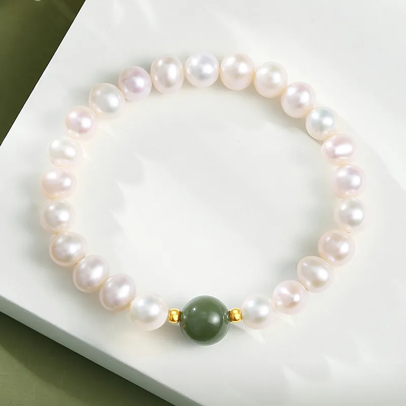 QIANCHANG Pearl Bracelets Women's-2