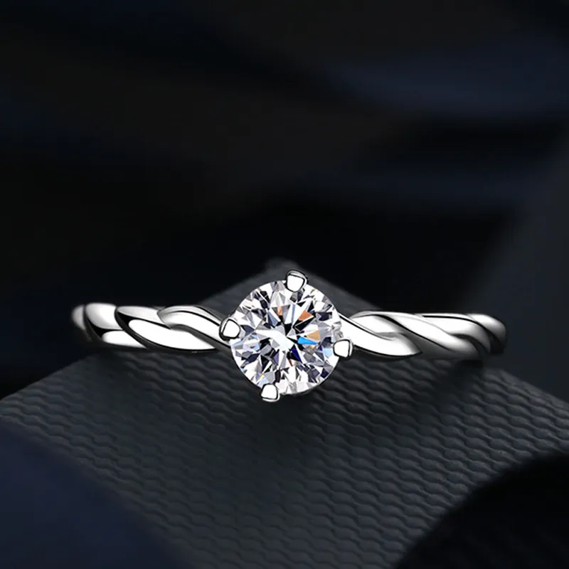QIANCHANG S925 Silver Rings Women's-4