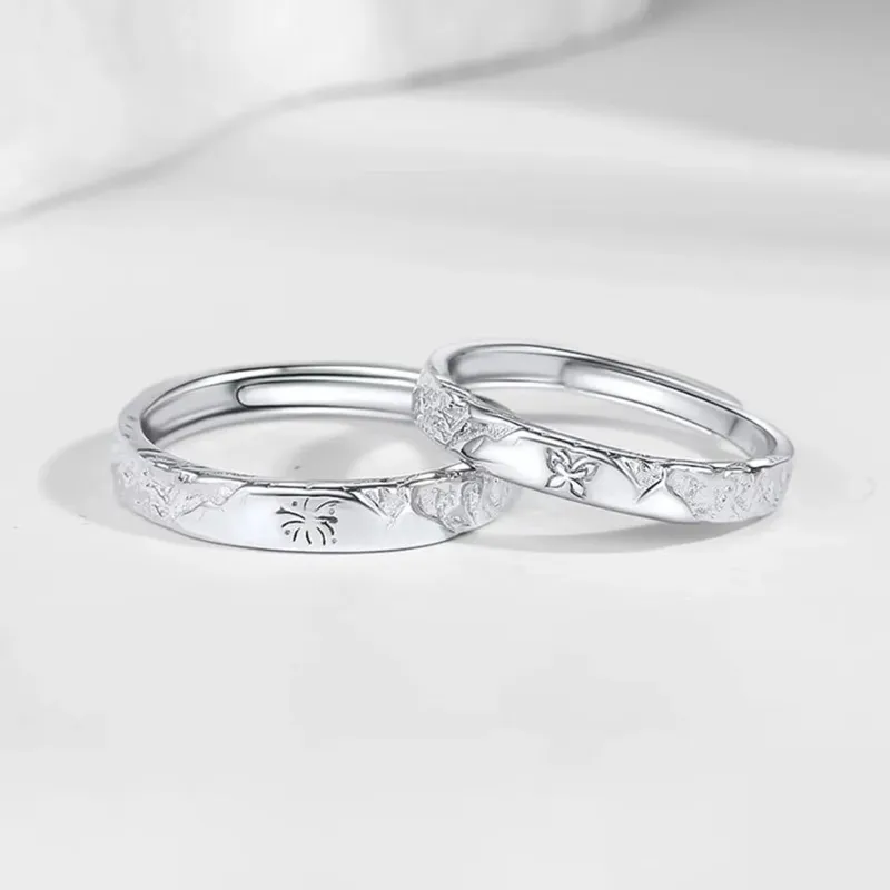 QIANCHANG S999 Fine Silver Rings Unisex-5