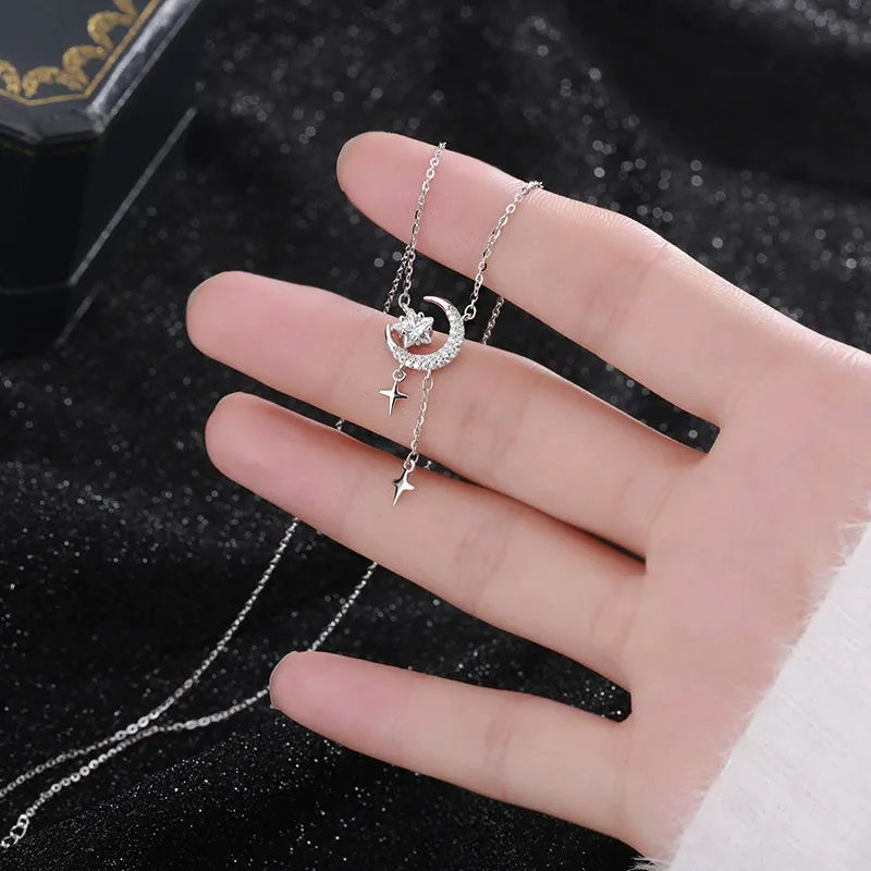 QIANCHANG 999 Fine Silver Necklaces Women's-4