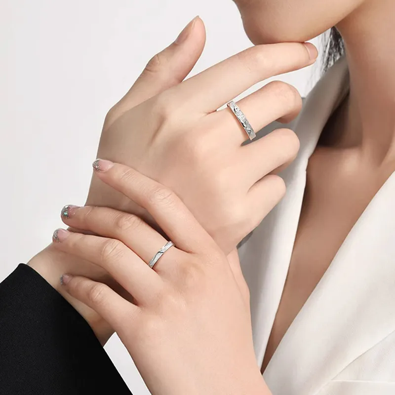 QIANCHANG S999 Fine Silver Rings Unisex-5