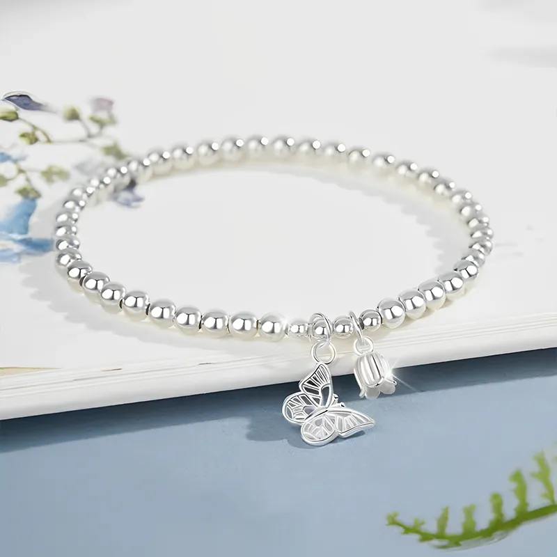 QIANCHANG 999 Fine Silver Bracelets Women's-1