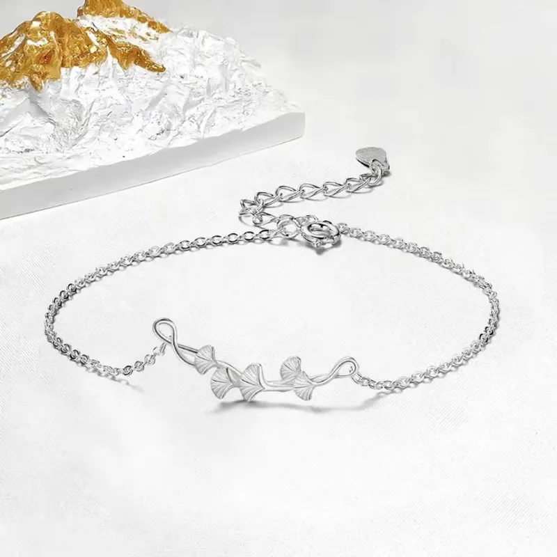 QIANCHANG S999 Fine Silver Bracelets Women's-4
