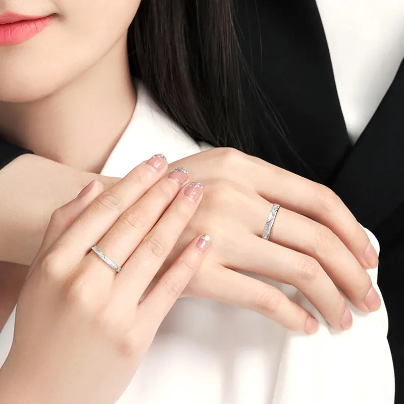 QIANCHANG S999 Fine Silver Rings Unisex-4