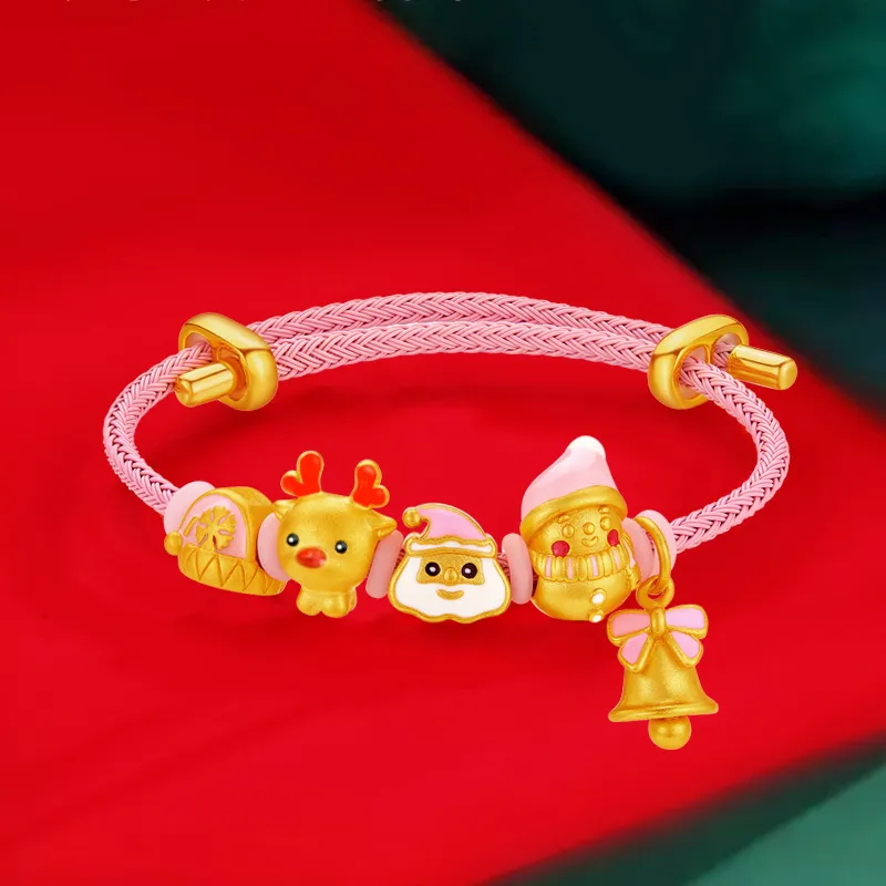 QIANCHANG Gold Bracelet Women's-3