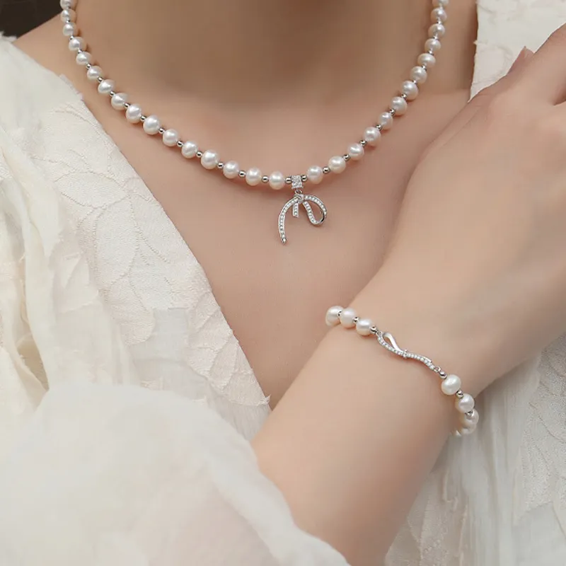 QIANCHANG Pearl Bracelets Women's-5