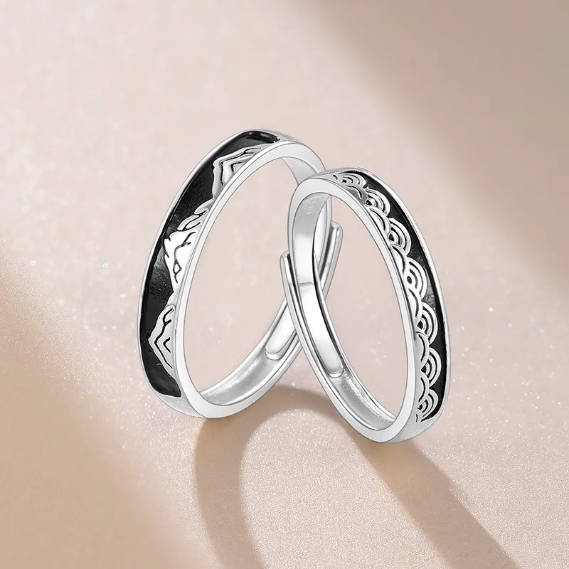 QIANCHANG S999 Fine Silver Rings Unisex-3