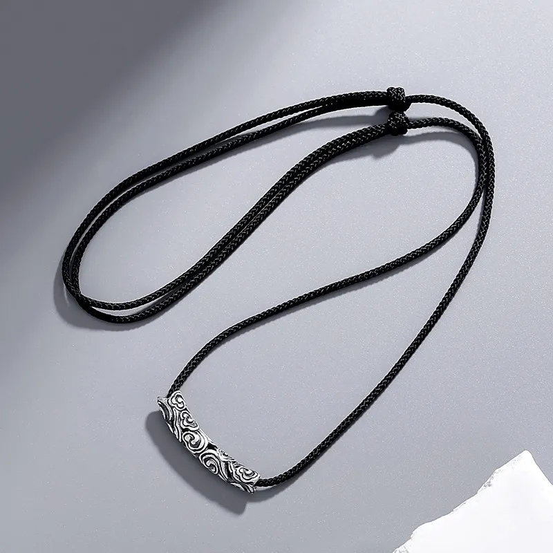 QIANCHANG S999 Fine Silver Necklaces Men's-3