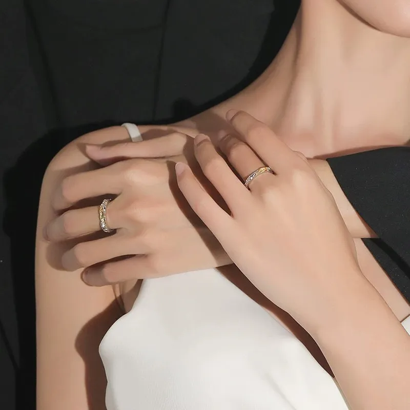 QIANCHANG S999 Fine Silver Rings Unisex-5