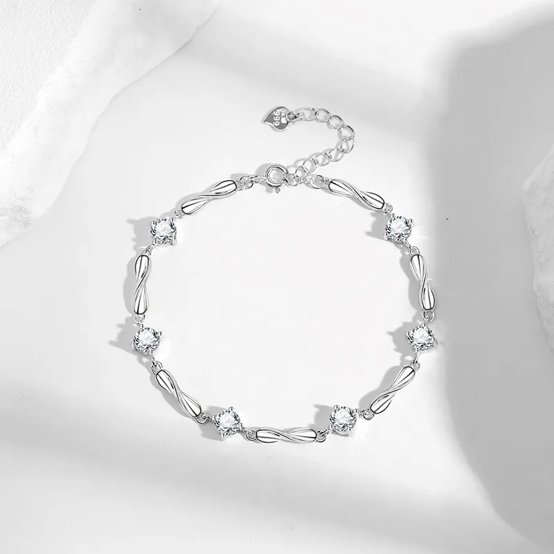 QIANCHANG S999 Fine Silver Bracelets Women's-1