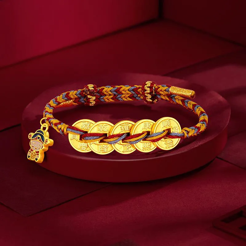QIANCHANG Gold Bracelet Unisex-2