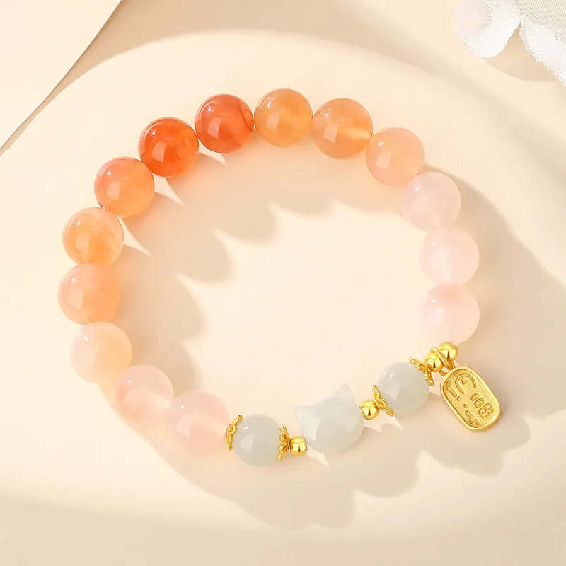 QIANCHANG Bracelets Pale Greenish White Jade Women's-2