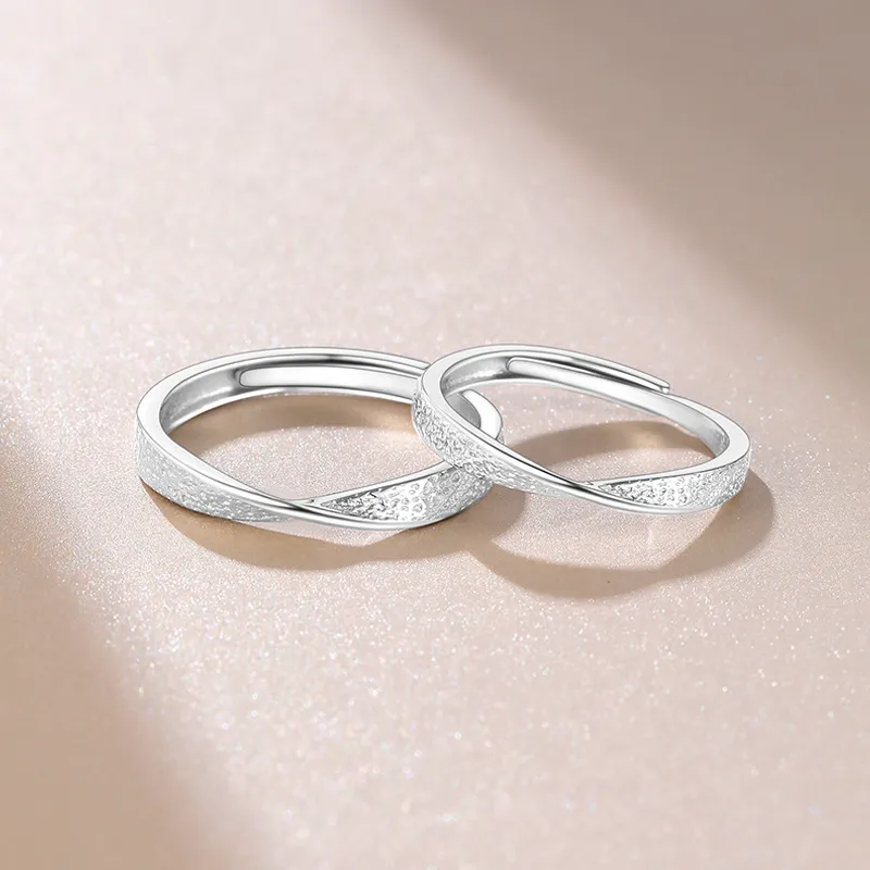 QIANCHANG S999 Fine Silver Rings Unisex-4