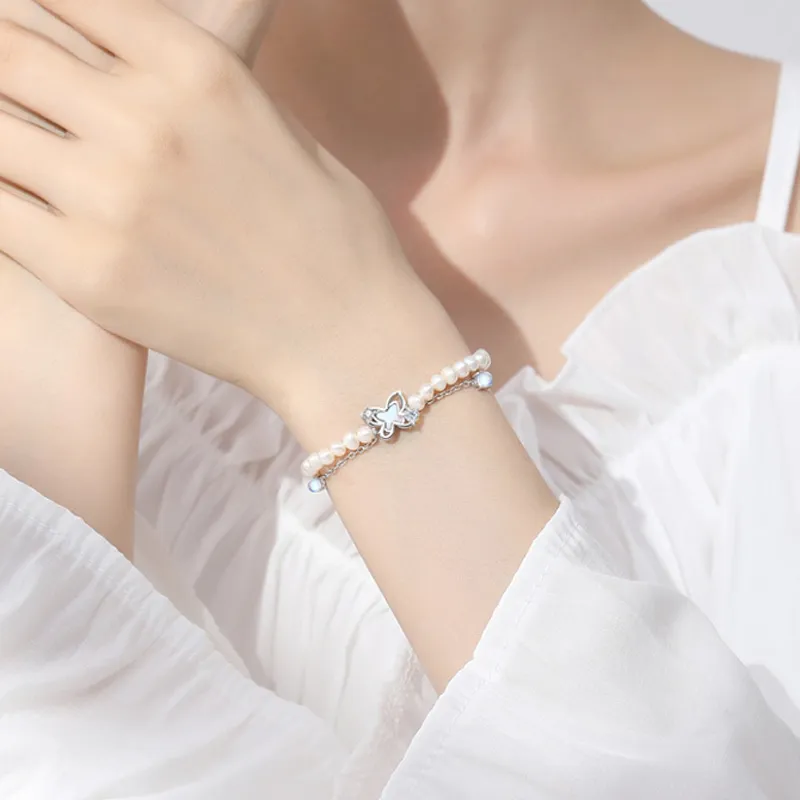 QIANCHANG Pearl Bracelets Women's-5