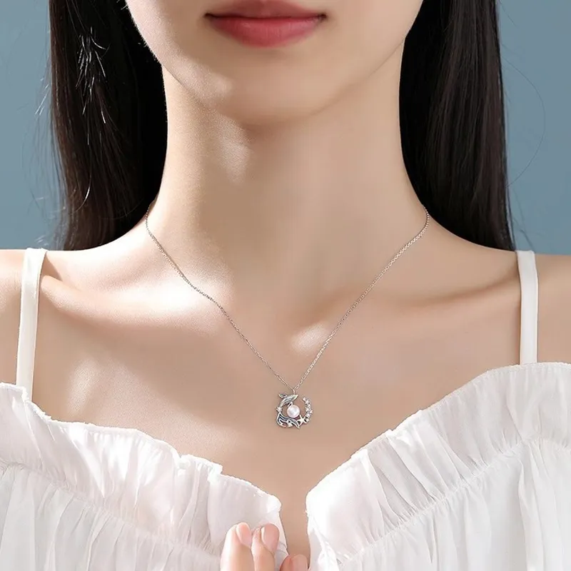 QIANCHANG Pearl Necklaces Women's-3