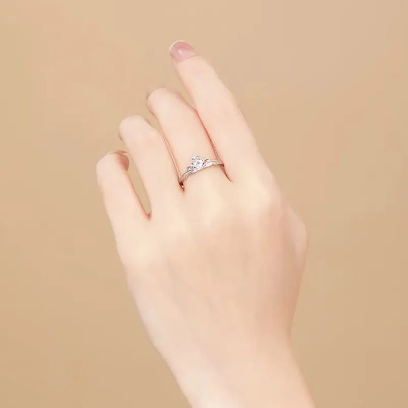 QIANCHANG S999 Fine Silver Rings Women's-3