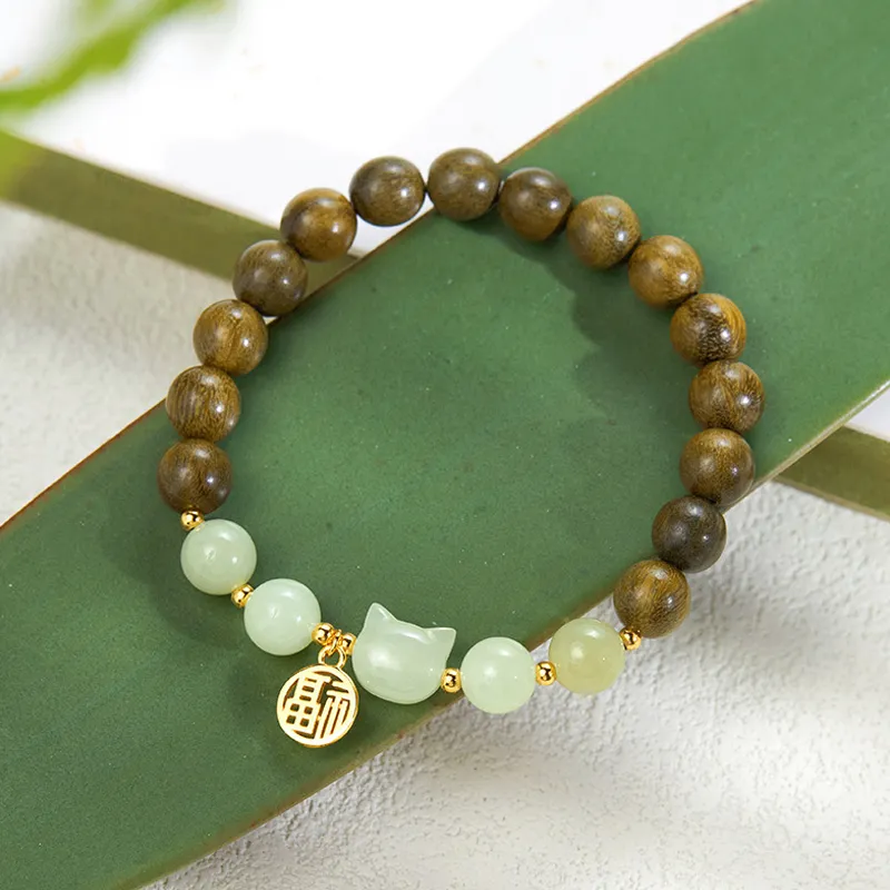 QIANCHANG Bracelets White Jade/Pale Greenish White Jade Women's-3