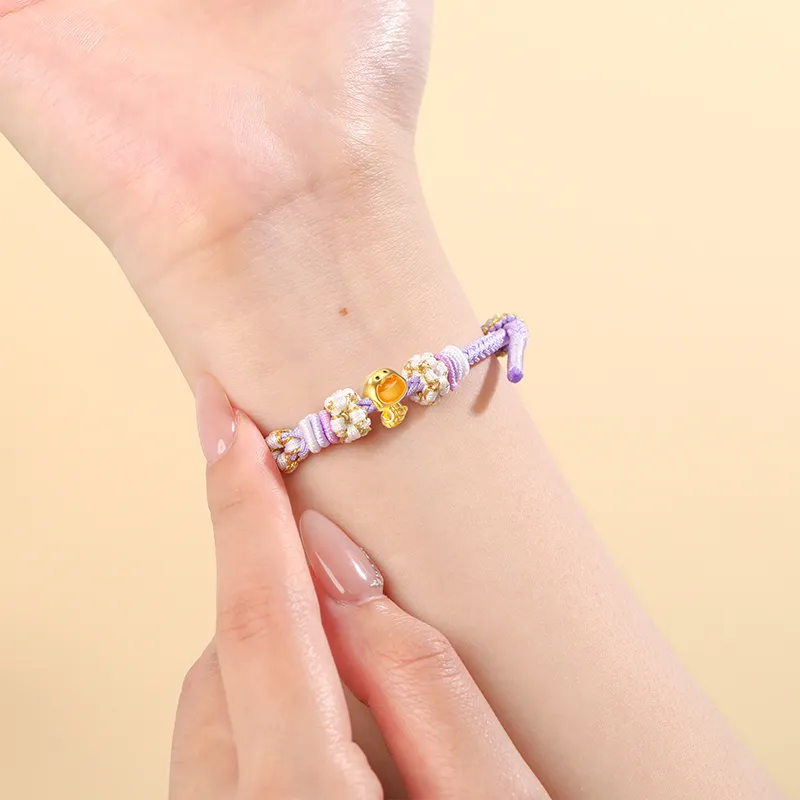 QIANCHANG Gold Bracelet Women's-3