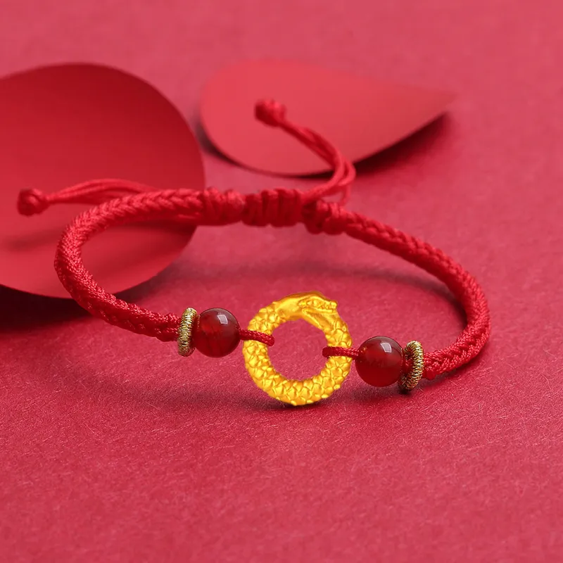 QIANCHANG Gold Bracelet Unisex-1