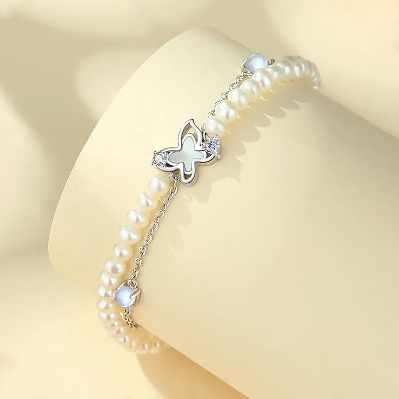 QIANCHANG Pearl Bracelets Women's-3