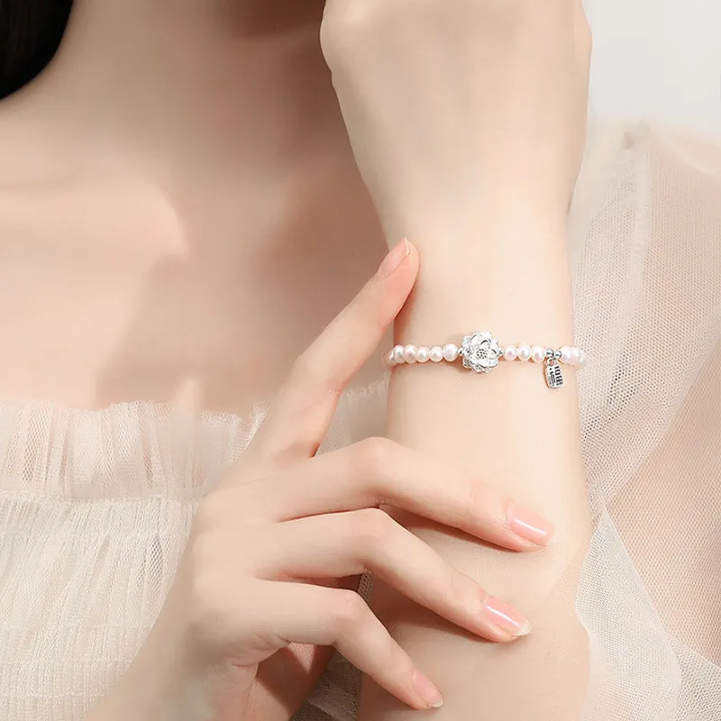QIANCHANG Pearl Bracelets Women's-4