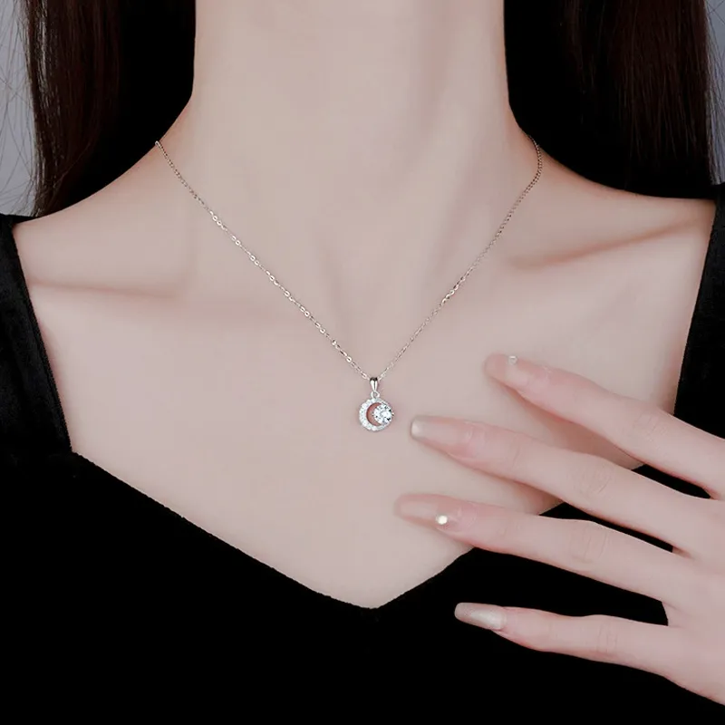 QIANCHANG 999 Fine Silver Necklaces Women's-5