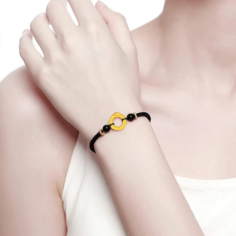 QIANCHANG Gold Bracelet Unisex-4