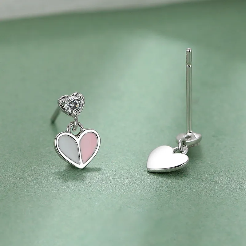 QIANCHANG S999 Fine Silver Stud Earrings Women's-3