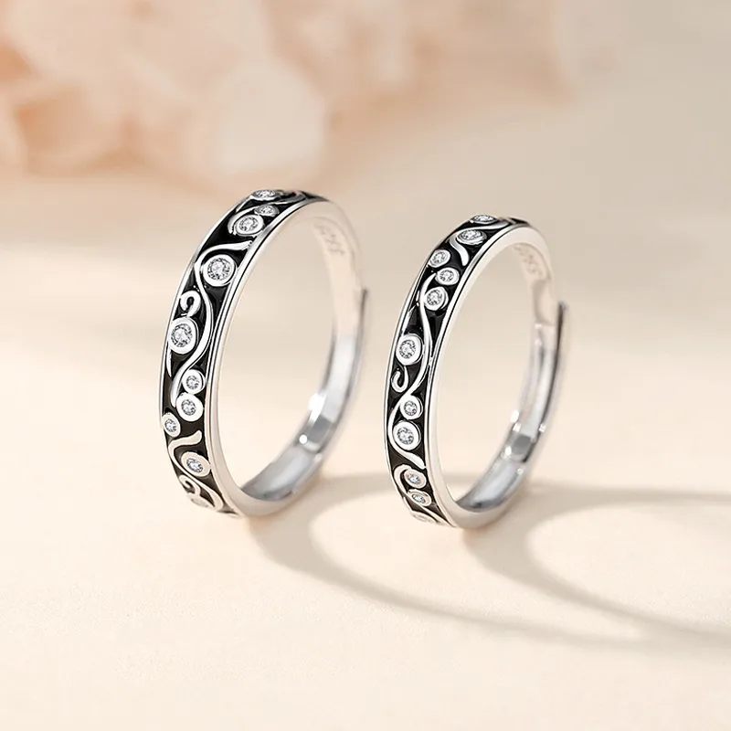 QIANCHANG S925 Silver Rings Unisex-4