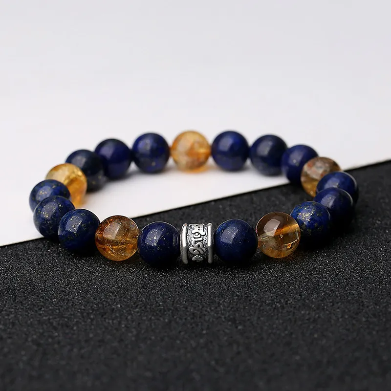 QIANCHANG Obsidian Bracelets Men's-6