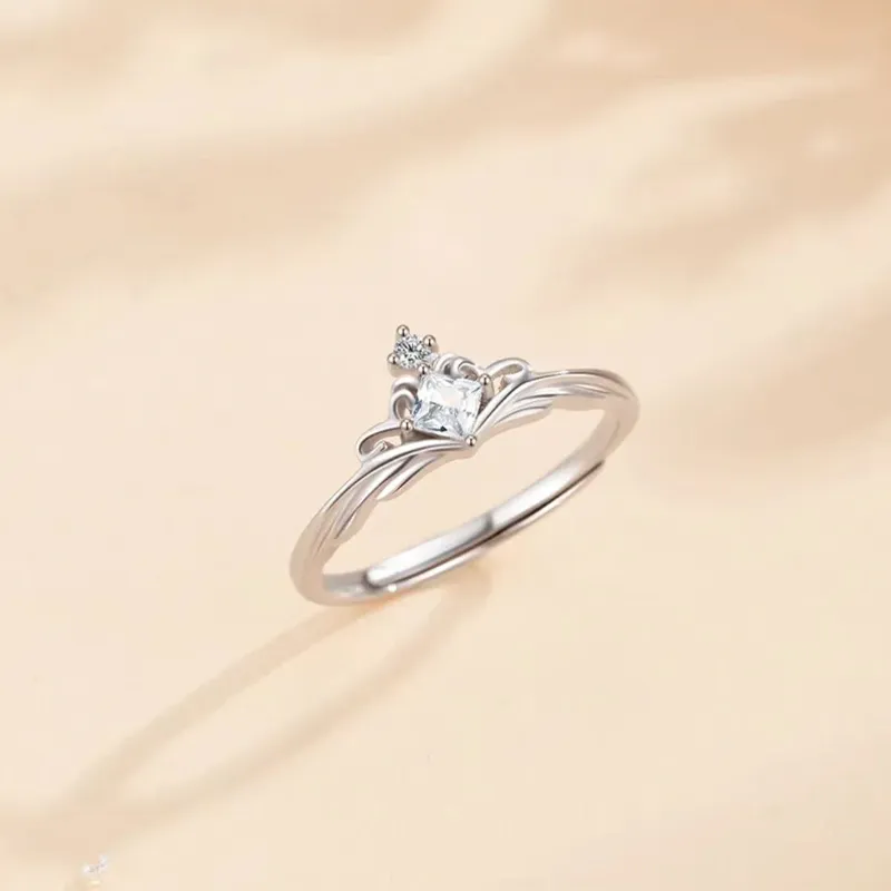 QIANCHANG S999 Fine Silver Rings Women's-6