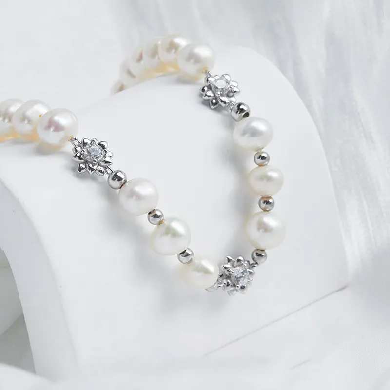 QIANCHANG Pearl Bracelets Women's-1