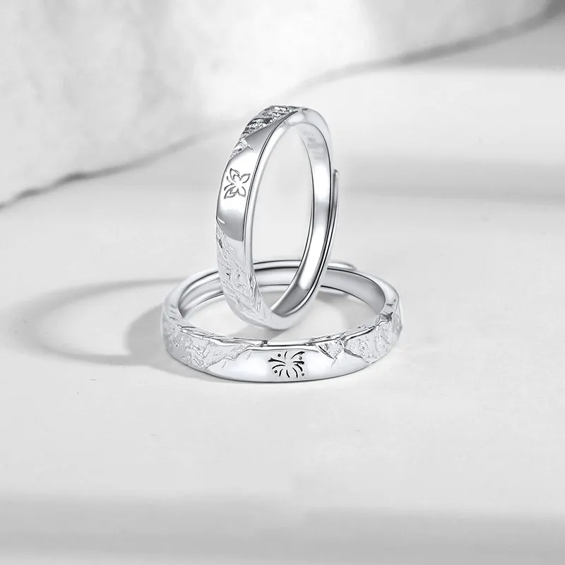 QIANCHANG S999 Fine Silver Rings Unisex-1