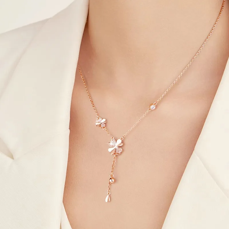 QIANCHANG S999 Silver Necklaces Women's-6