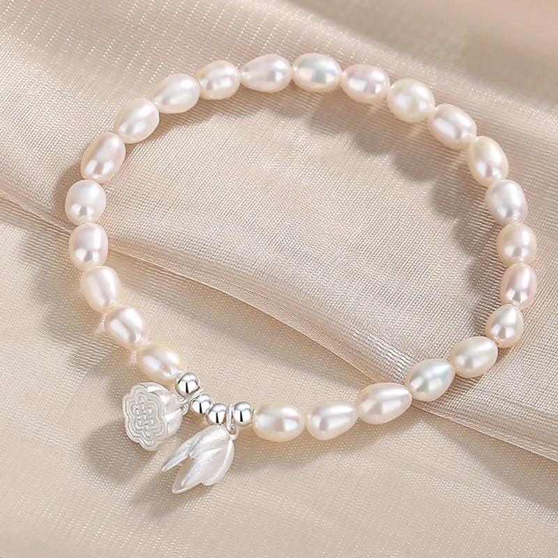 QIANCHANG Freshwater Pearl Bracelets Women's-6
