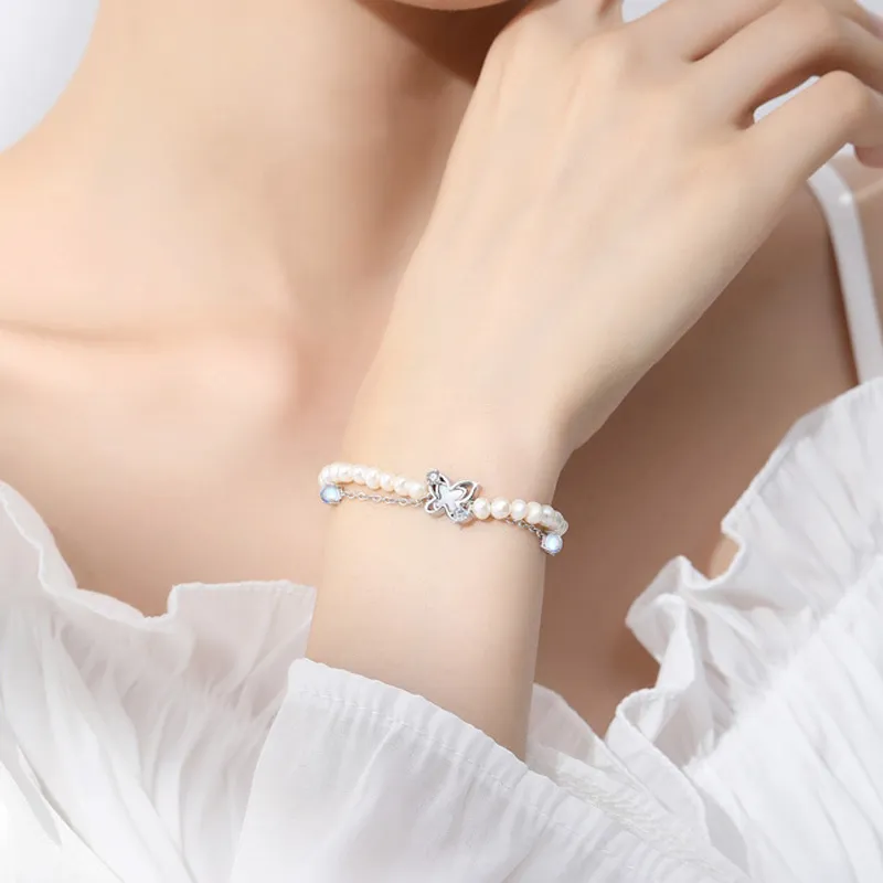 QIANCHANG Pearl Bracelets Women's-4