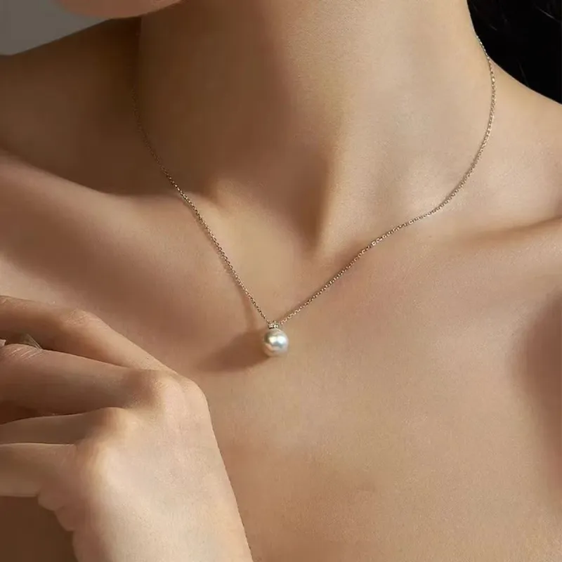 QIANCHANG Freshwater Pearl Necklaces Women's-6